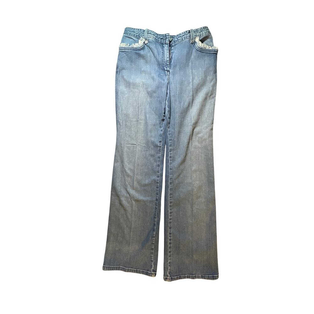St. John Sport By Marie Gray Jeans Size 8 Classic‎ Denim High Quality Luxury